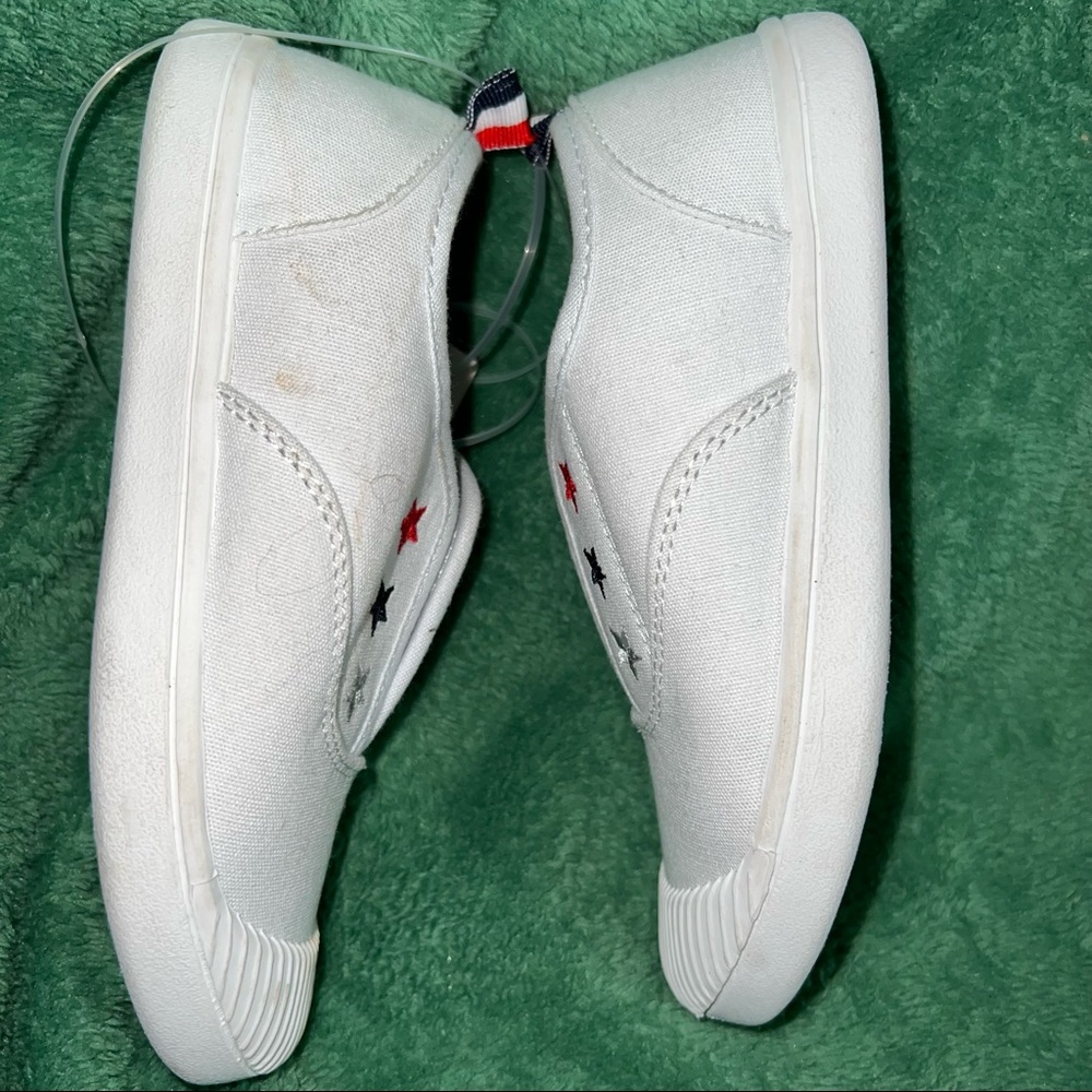 🇺🇸 Cat & Jack Shoes Toddler Girls Size 10 11 Slip On Sneakers USA 4th of July - Picture 5 of 8